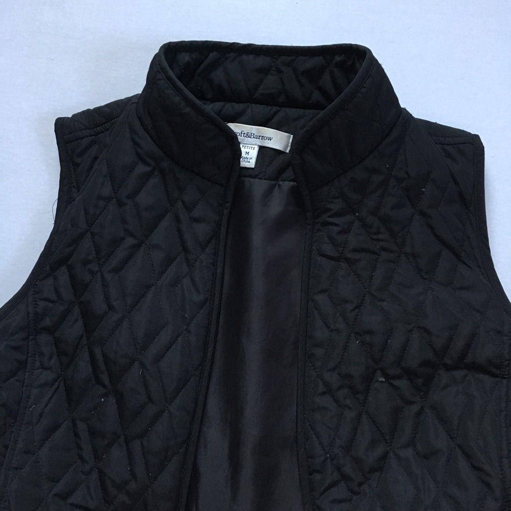 Croft & Barrow Black Vest